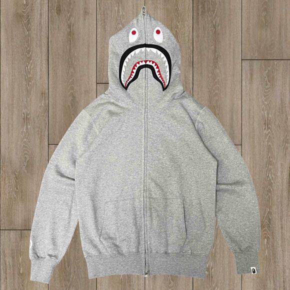 Bape Classic Camo Zipper Hoodie Gray - Picture 1 of 5